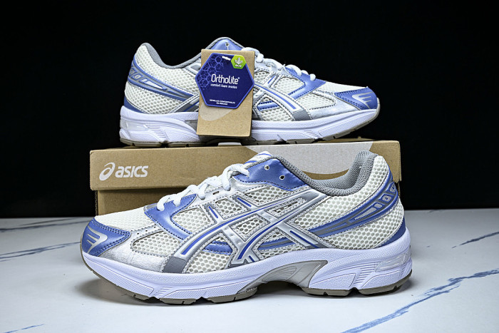 1203A609-101 NEW STYLE GEL 1130 RETRO BREATHABLE SPORTS CASUAL SHOES DARK BLUE/BEIGE