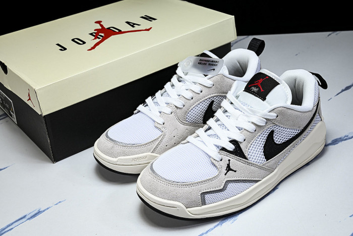 HJ6777-100 JORDAN CMFT ERA LOW-TOP RETRO CASUAL SPORTS SHOES WHITE/WHITE/SAIL/BLACK