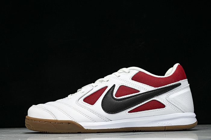 IB8509-100 GATO LOW-TOP CASUAL SHOES WHITE/GYM RED/GUM DARK BROWN/BLACK
