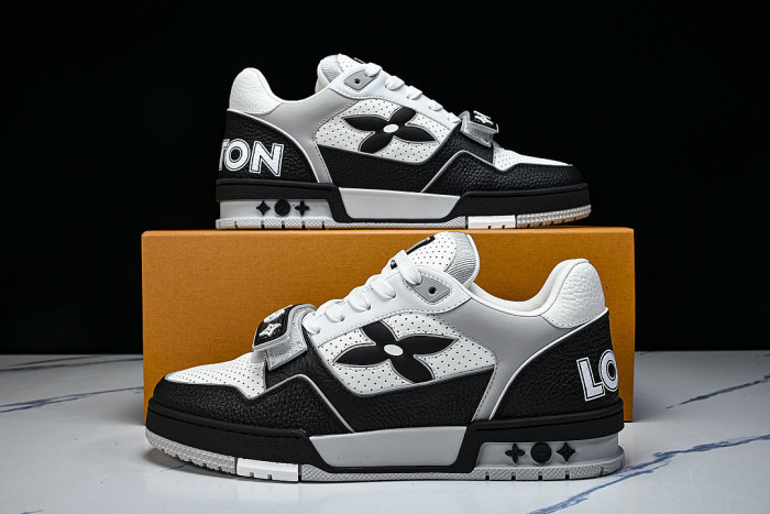 2026 NEW STYLE MEN'S SHOES TRAINER LACE UP SPORTS BASKETBALL SHOES BLACK/LIGHT GRAY