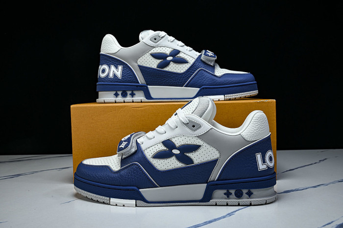 2026 NEW STYLE MEN'S SHOES TRAINER LACE UP SPORTS BASKETBALL SHOES NAVY BLUE/MIDNIGHT BLUE