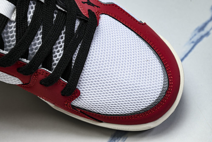 HJ6777-106 JORDAN CMFT ERA LOW-TOP RETRO CASUAL SPORTS SHOES WHITE/VARSITY RED/SAIL/BLACK