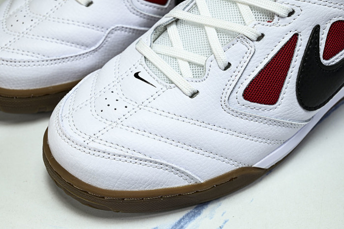 IB8509-100 GATO LOW-TOP CASUAL SHOES WHITE/GYM RED/GUM DARK BROWN/BLACK