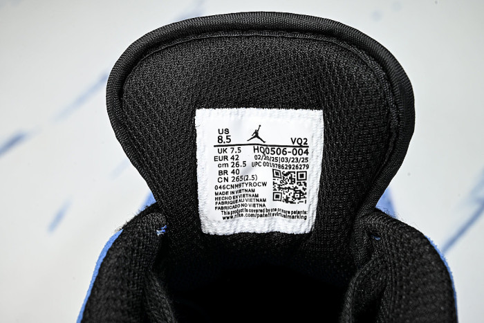 HJ6777-004 JORDAN CMFT ERA LOW-TOP RETRO CASUAL SPORTS SHOES BLACK/UNIVERSITY BLUE/WHITE