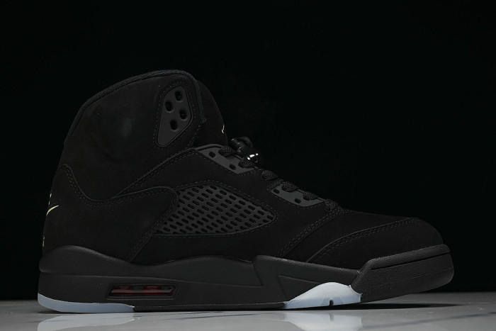 HQ7978-001 AIR JORDAN 5 RETRO OG AJ5 BASKETBALL SHOES BLACK/INKINESS
