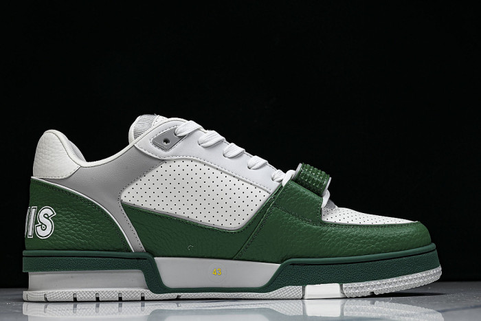 2026 NEW STYLE MEN'S SHOES TRAINER LACE UP SPORTS BASKETBALL SHOES DARK GREEN/GREEN