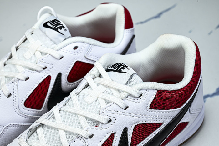 IB8509-100 GATO LOW-TOP CASUAL SHOES WHITE/GYM RED/GUM DARK BROWN/BLACK