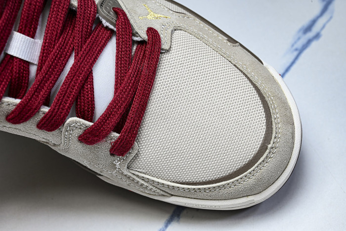 IQ9781-261 JORDAN CMFT ERA LOW-TOP RETRO CASUAL SPORTS SHOES BROWN/RED