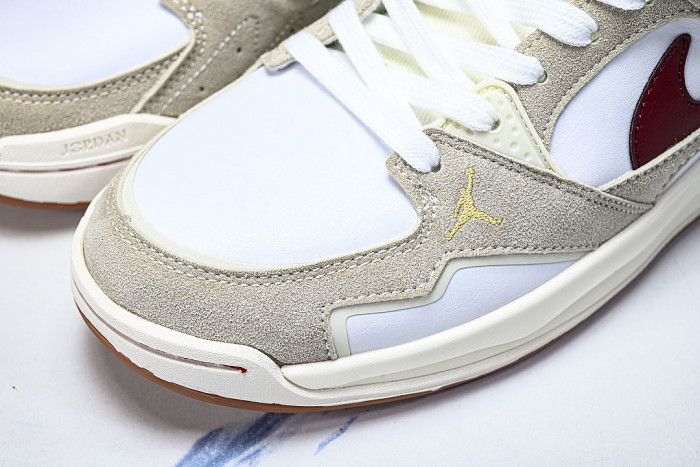IQ3473-161 JORDAN CMFT ERA SE WHITE/TEAM CRIMSON-SAIL-DUSTY PEACH-SEA GLASS-CREAM II