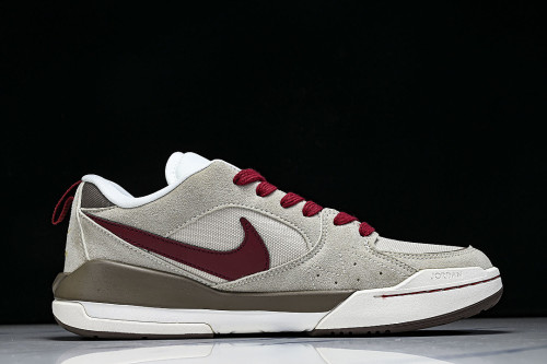 IQ9781-261 JORDAN CMFT ERA LOW-TOP RETRO CASUAL SPORTS SHOES BROWN/RED