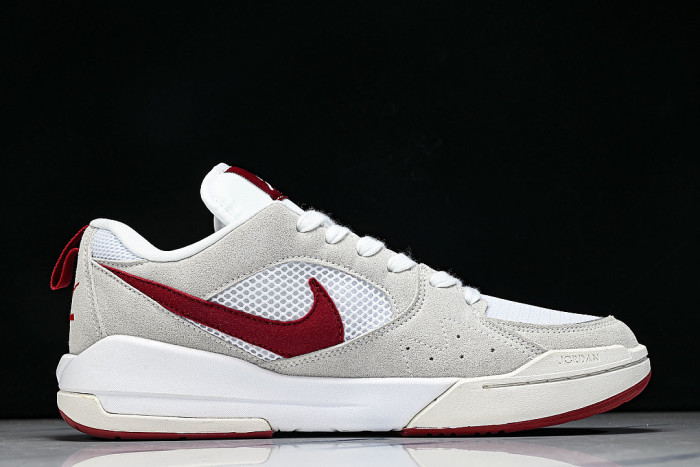 HJ6777-116 JORDAN CMFT ERA LOW-TOP RETRO CASUAL SPORTS SHOES WHITE/SAIL/BLACK/VARSITY RED