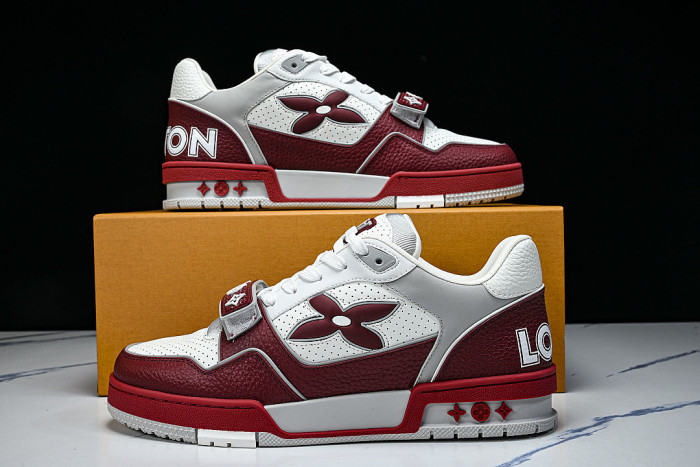 2026 NEW STYLE MEN'S SHOES TRAINER LACE UP SPORTS BASKETBALL SHOES WINE RED/CLARET RED