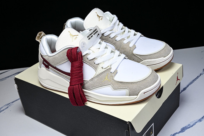 IQ3473-161 JORDAN CMFT ERA SE WHITE/TEAM CRIMSON-SAIL-DUSTY PEACH-SEA GLASS-CREAM II