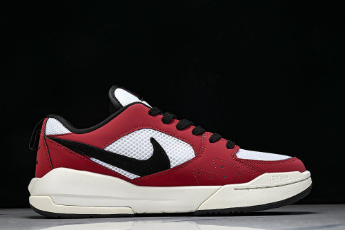 HJ6777-106 JORDAN CMFT ERA LOW-TOP RETRO CASUAL SPORTS SHOES WHITE/VARSITY RED/SAIL/BLACK