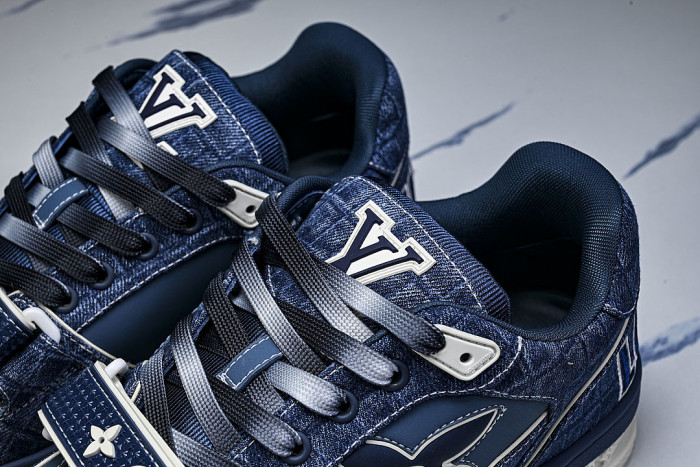 2026 NEW STYLE MEN'S SHOES TRAINER LACE UP SPORTS BASKETBALL SHOES NAVY BLUE/MIDNIGHT BLUE