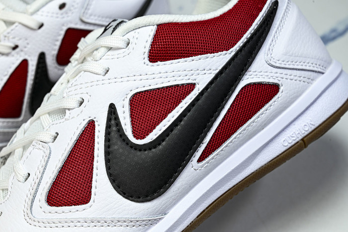 IB8509-100 GATO LOW-TOP CASUAL SHOES WHITE/GYM RED/GUM DARK BROWN/BLACK
