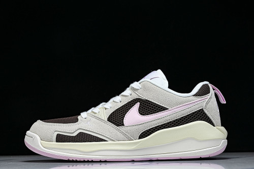 IV3220-261 JORDAN CMFT ERA LOW-TOP RETRO CASUAL SPORTS SHOES BEIGE/BROWN/PINK