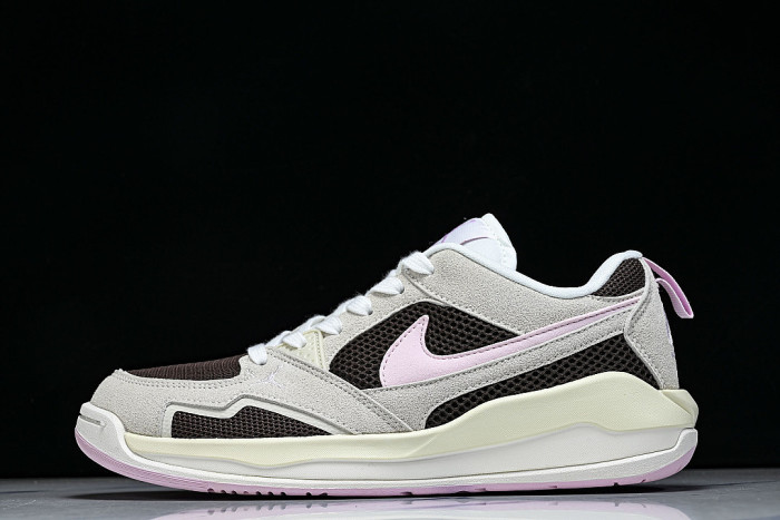IV3220-261 JORDAN CMFT ERA LOW-TOP RETRO CASUAL SPORTS SHOES BEIGE/BROWN/PINK