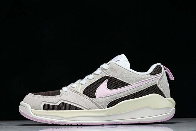 IV3220-261 JORDAN CMFT ERA LOW-TOP RETRO CASUAL SPORTS SHOES BEIGE/BROWN/PINK