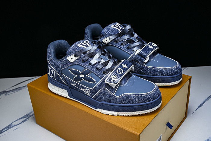 2026 NEW STYLE MEN'S SHOES TRAINER LACE UP SPORTS BASKETBALL SHOES NAVY BLUE/MIDNIGHT BLUE