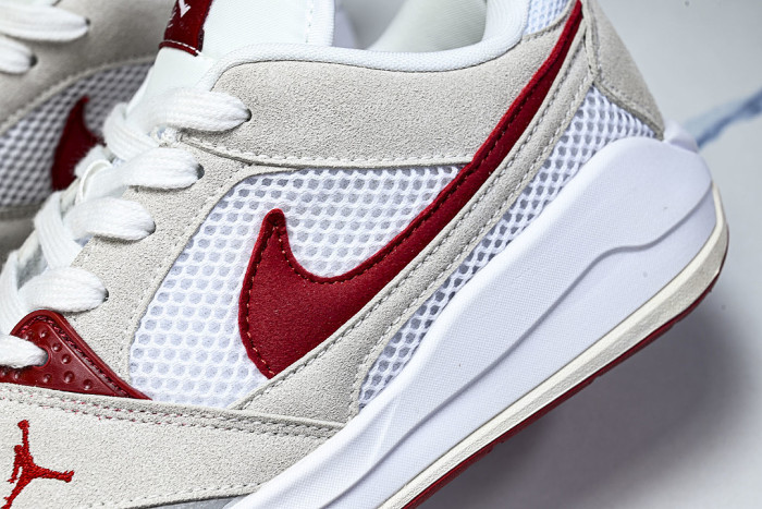 HJ6777-116 JORDAN CMFT ERA LOW-TOP RETRO CASUAL SPORTS SHOES WHITE/SAIL/BLACK/VARSITY RED