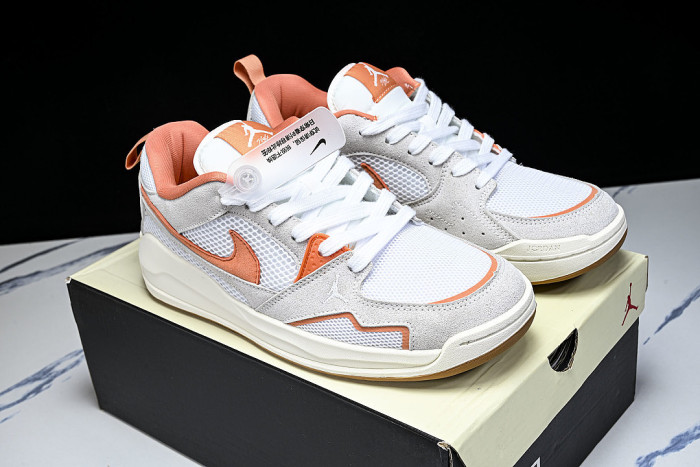 HJ6778-108 JORDAN CMFT ERA LOW-TOP RETRO CASUAL SPORTS SHOES WHITE/LIGHT MADDER ROOT