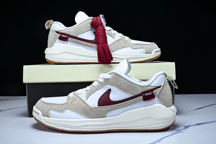 IQ3473-161 JORDAN CMFT ERA SE WHITE/TEAM CRIMSON-SAIL-DUSTY PEACH-SEA GLASS-CREAM II