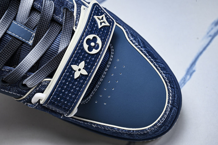 2026 NEW STYLE MEN'S SHOES TRAINER LACE UP SPORTS BASKETBALL SHOES NAVY BLUE/MIDNIGHT BLUE
