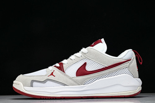 HJ6777-116 JORDAN CMFT ERA LOW-TOP RETRO CASUAL SPORTS SHOES WHITE/SAIL/BLACK/VARSITY RED