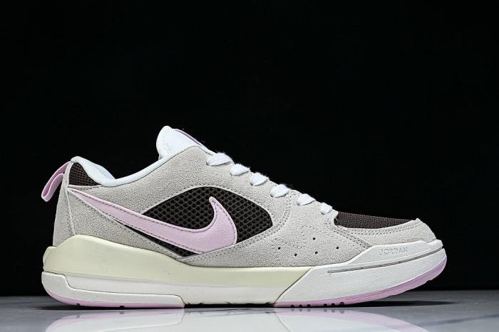 IV3220-261 JORDAN CMFT ERA LOW-TOP RETRO CASUAL SPORTS SHOES BEIGE/BROWN/PINK