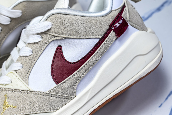 IQ3473-161 JORDAN CMFT ERA SE WHITE/TEAM CRIMSON-SAIL-DUSTY PEACH-SEA GLASS-CREAM II