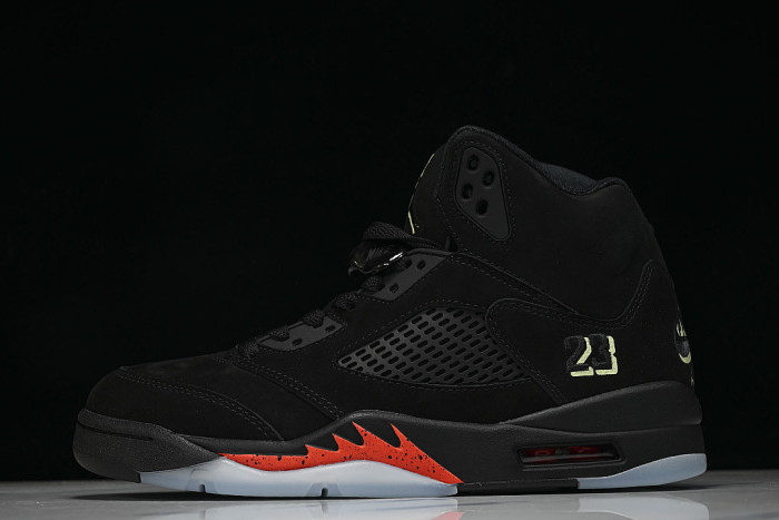 HQ7978-001 AIR JORDAN 5 RETRO OG AJ5 BASKETBALL SHOES BLACK/INKINESS
