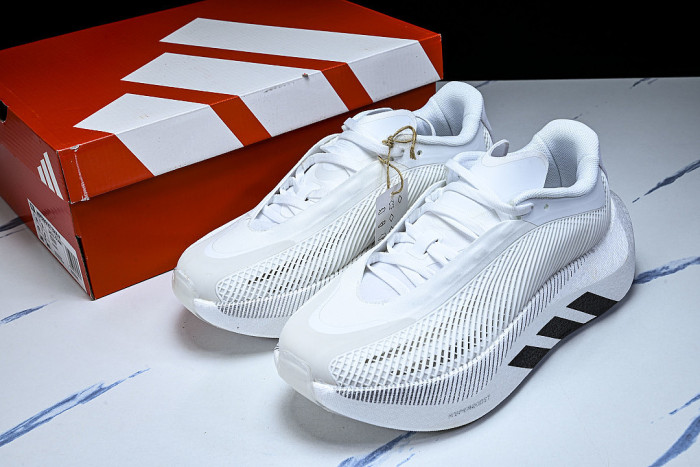 LA6215 HYPERBOOST EDGE M SOLE-BOOSTING RUNNING SHOES WHITE/BLACK/WHITE