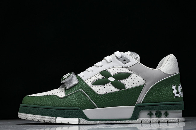 2026 NEW STYLE MEN'S SHOES TRAINER LACE UP SPORTS BASKETBALL SHOES DARK GREEN/GREEN