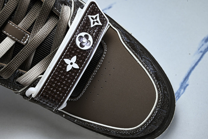 2026 NEW STYLE MEN'S SHOES TRAINER LACE UP SPORTS BASKETBALL SHOES BLACK/COFFEE
