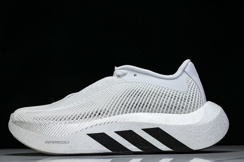 LA6215 HYPERBOOST EDGE M SOLE-BOOSTING RUNNING SHOES WHITE/BLACK/WHITE