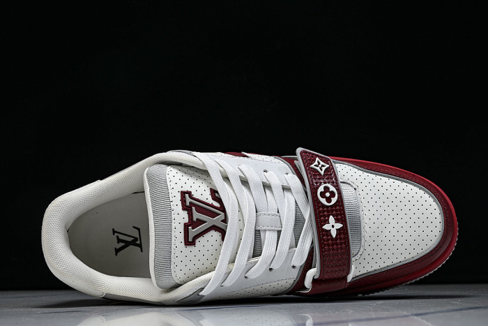 2026 NEW STYLE MEN'S SHOES TRAINER LACE UP SPORTS BASKETBALL SHOES WINE RED/CLARET RED