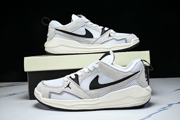 HJ6777-100 JORDAN CMFT ERA LOW-TOP RETRO CASUAL SPORTS SHOES WHITE/WHITE/SAIL/BLACK