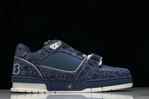2026 NEW STYLE MEN'S SHOES TRAINER LACE UP SPORTS BASKETBALL SHOES NAVY BLUE/MIDNIGHT BLUE