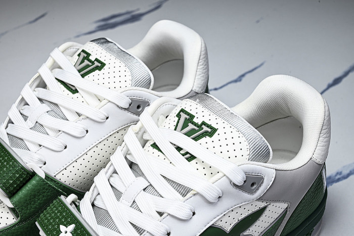 2026 NEW STYLE MEN'S SHOES TRAINER LACE UP SPORTS BASKETBALL SHOES DARK GREEN/GREEN