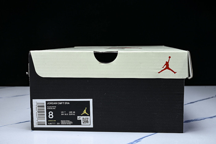 HJ6777-001 JORDAN CMFT ERA LOW-TOP RETRO CASUAL SPORTS SHOES BLACK/WHITE