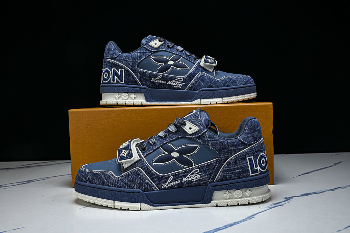 2026 NEW STYLE MEN'S SHOES TRAINER LACE UP SPORTS BASKETBALL SHOES NAVY BLUE/MIDNIGHT BLUE