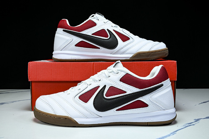 IB8509-100 GATO LOW-TOP CASUAL SHOES WHITE/GYM RED/GUM DARK BROWN/BLACK