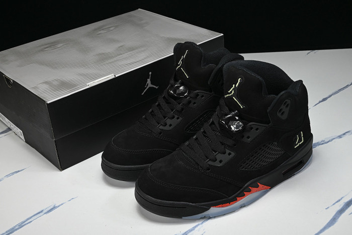 HQ7978-001 AIR JORDAN 5 RETRO OG AJ5 BASKETBALL SHOES BLACK/INKINESS