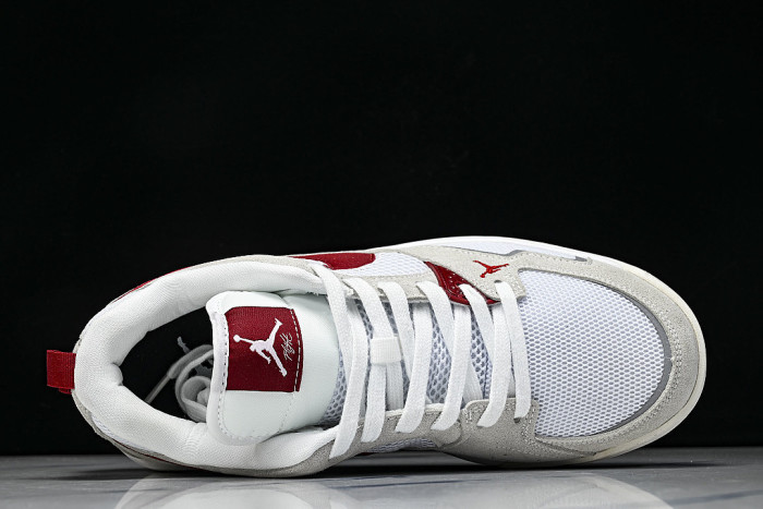 HJ6777-116 JORDAN CMFT ERA LOW-TOP RETRO CASUAL SPORTS SHOES WHITE/SAIL/BLACK/VARSITY RED