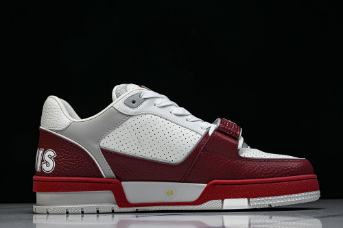 2026 NEW STYLE MEN'S SHOES TRAINER LACE UP SPORTS BASKETBALL SHOES WINE RED/CLARET RED
