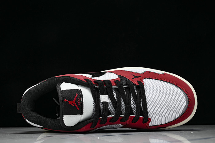 HJ6777-106 JORDAN CMFT ERA LOW-TOP RETRO CASUAL SPORTS SHOES WHITE/VARSITY RED/SAIL/BLACK