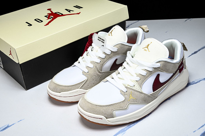 IQ3473-161 JORDAN CMFT ERA SE WHITE/TEAM CRIMSON-SAIL-DUSTY PEACH-SEA GLASS-CREAM II