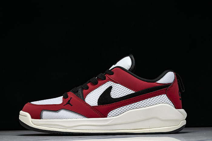 HJ6777-106 JORDAN CMFT ERA LOW-TOP RETRO CASUAL SPORTS SHOES WHITE/VARSITY RED/SAIL/BLACK