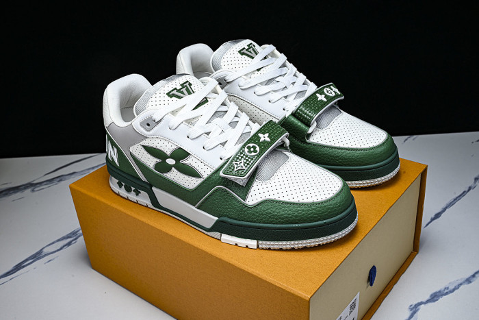 2026 NEW STYLE MEN'S SHOES TRAINER LACE UP SPORTS BASKETBALL SHOES DARK GREEN/GREEN